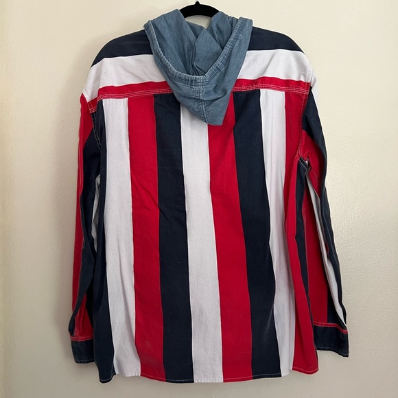Vintage | Tommy Hilfiger | Hooded Button Up | Medium - Picture 2 of 4